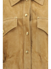 Versace Women Suede Blouson Jacket