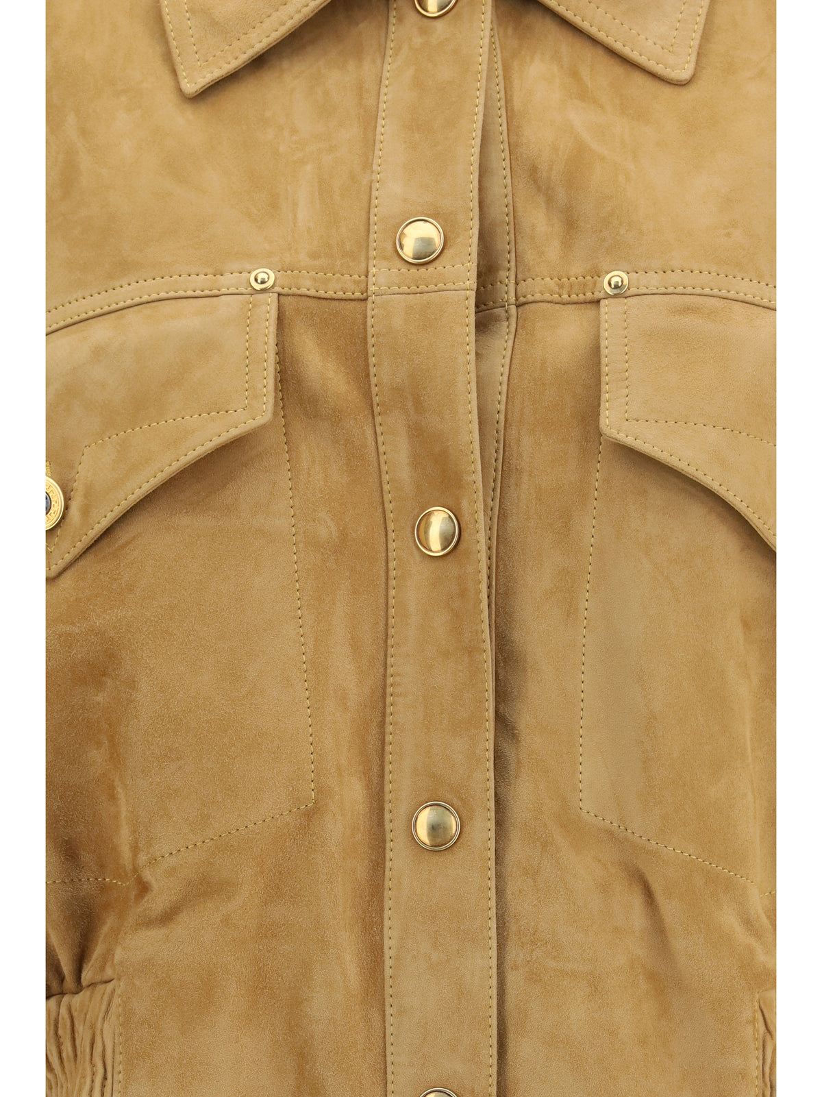 Versace Women Suede Blouson Jacket