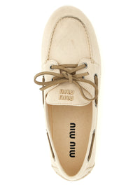 MIU MIU Miu Miu Women 'Deck' Boat Shoe