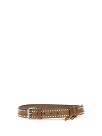 MIU MIU Miu Miu Women Studded Suede Belt
