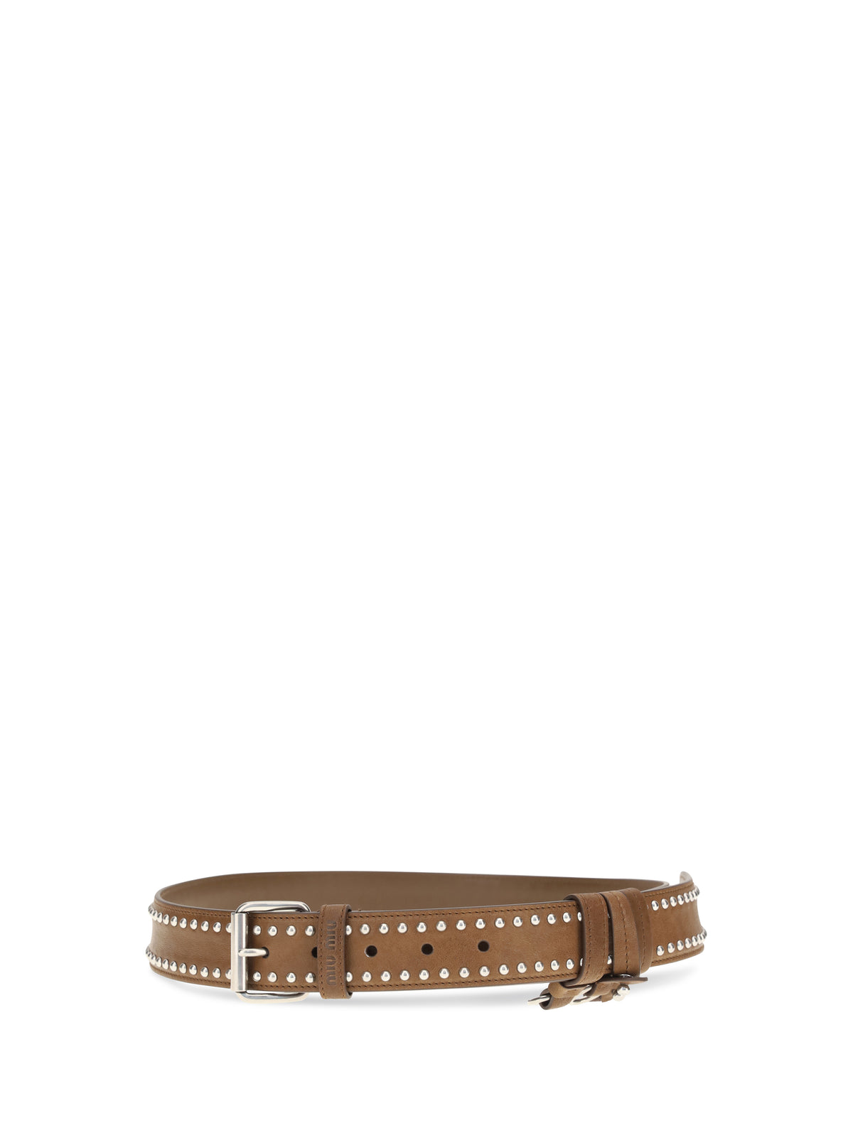 MIU MIU Miu Miu Women Studded Suede Belt