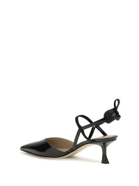 Fendi Women Patent Leather Colibrì Slingback Pumps