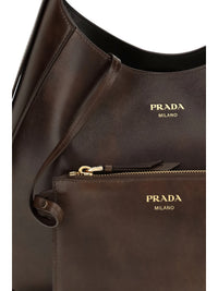 PRADA Prada Women Boogie Medium Leather Shoulder Bag