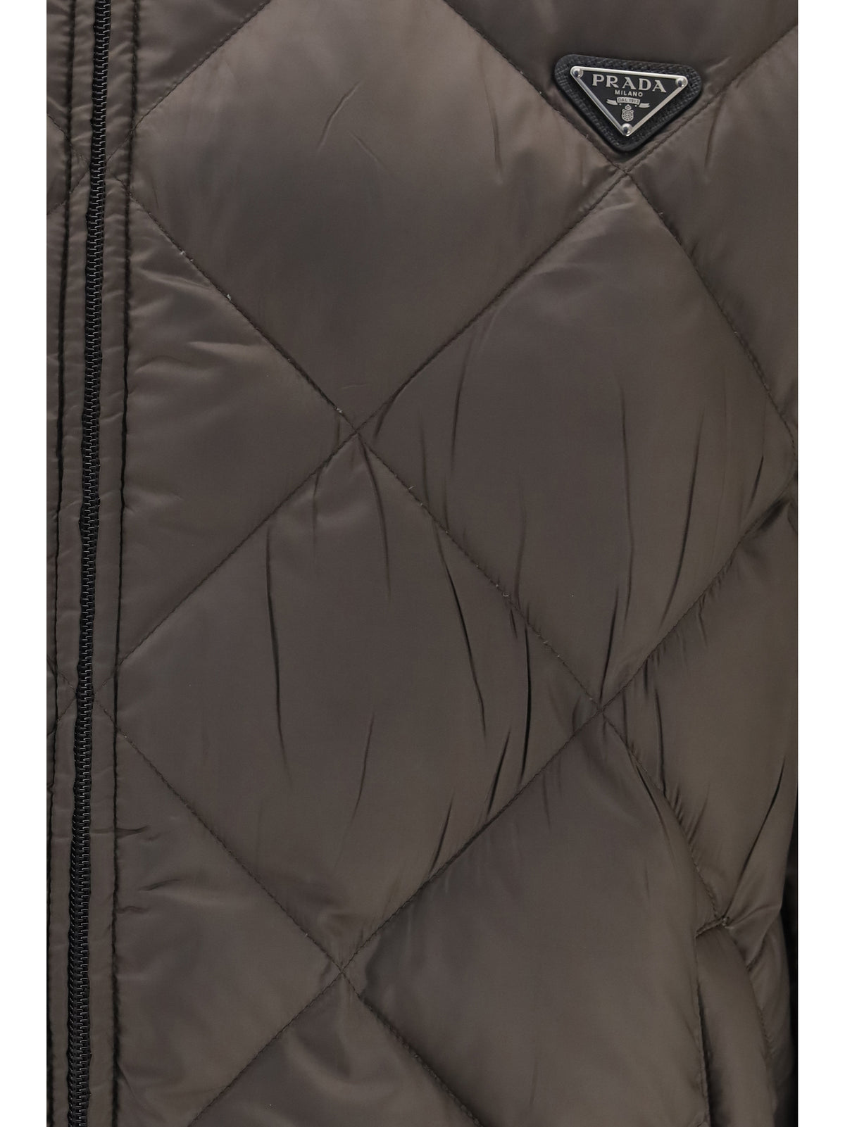 Prada Men Short Re-Nylon Down Jacket