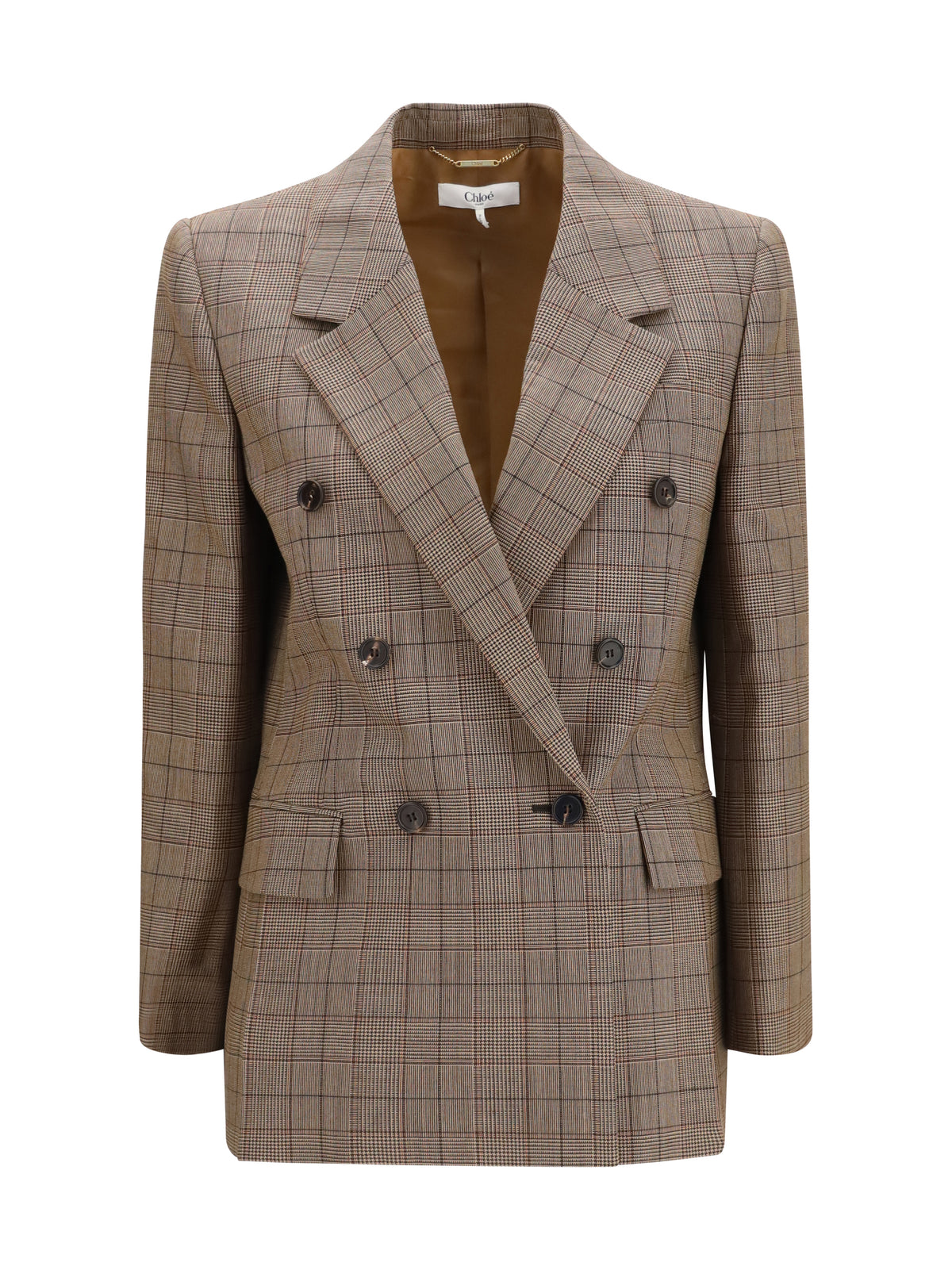CHLOÉ Chloé Women Checked Double-Breasted Blazer