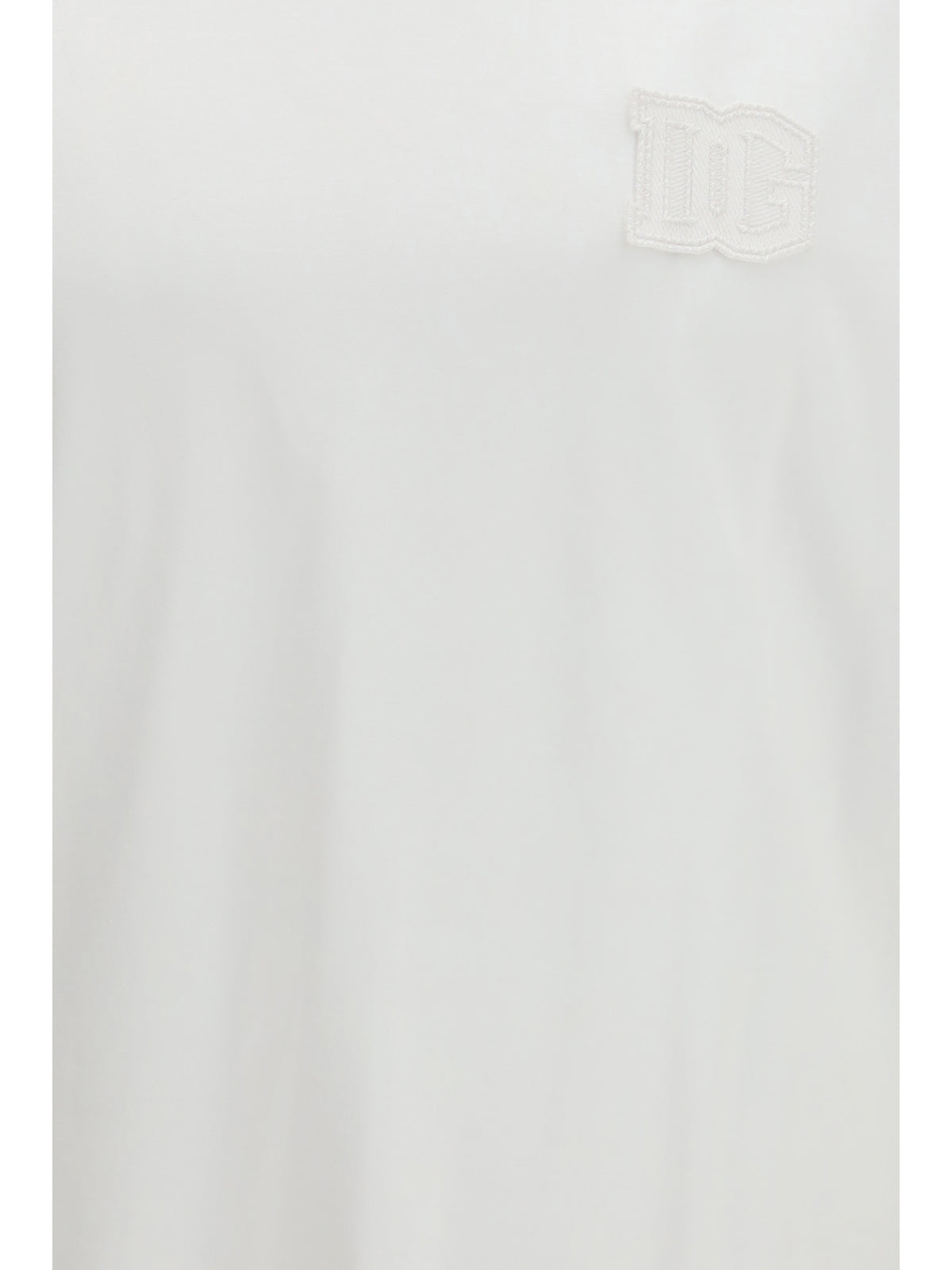 Dolce & Gabbana Men Cotton T-Shirt With Patch