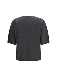 BRUNELLO CUCINELLI Brunello Cucinelli Women Short-Sleeve Cashmere And Silk Sweater