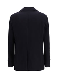 Tagliatore Men Wool Caban Coat