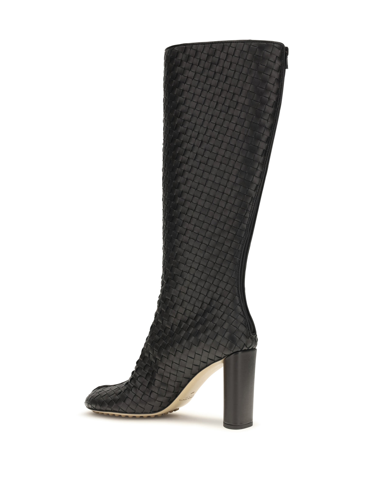 Bottega Veneta Women Cherry Intrecciato High Boots