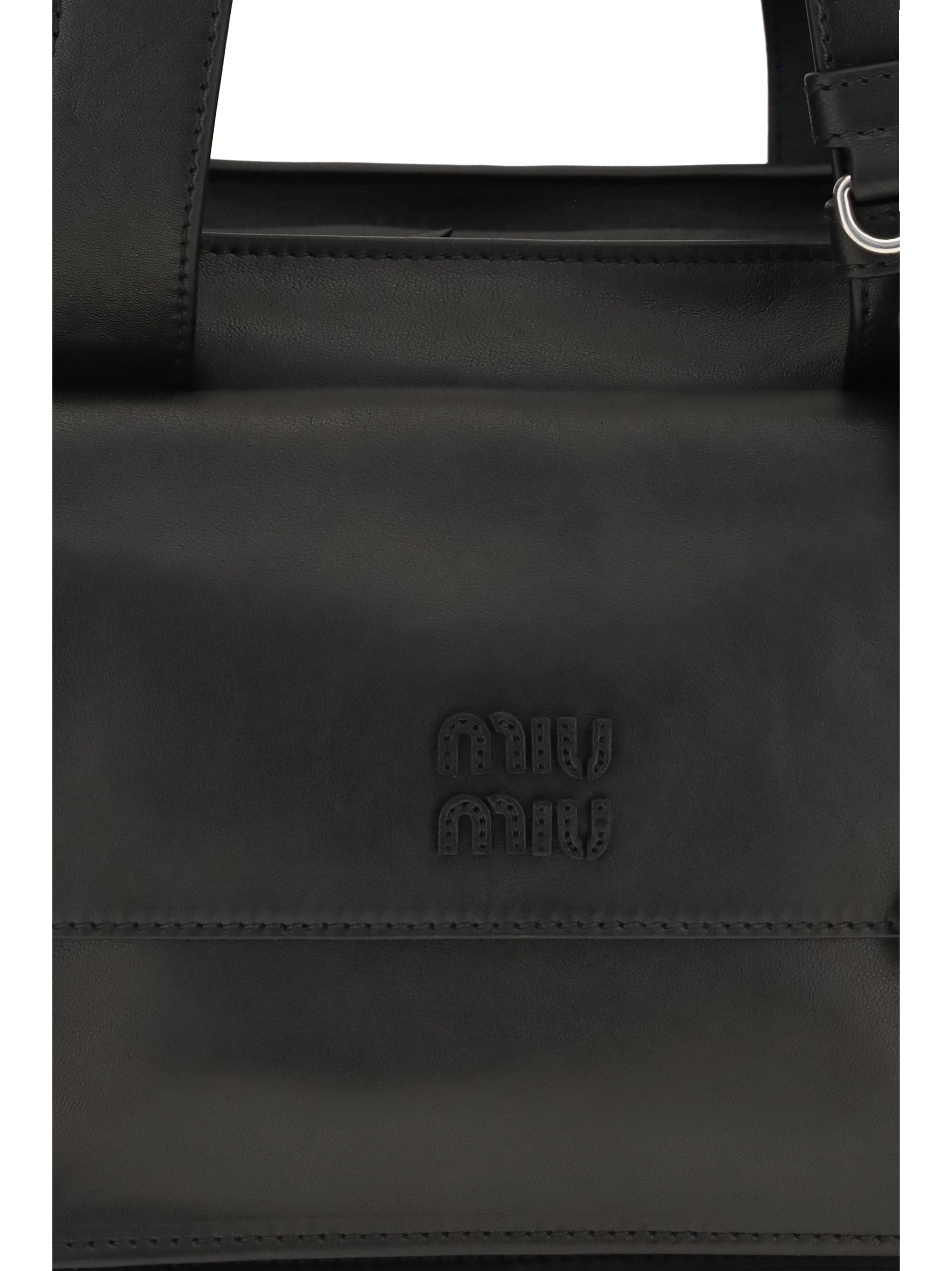 MIU MIU Miu Miu Women Utilitaire Leather Shoulder Bag