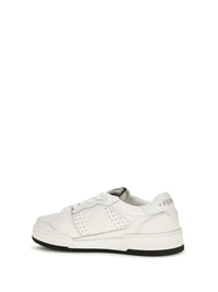 Fendi Women Match Canvas And Suede Sneakers