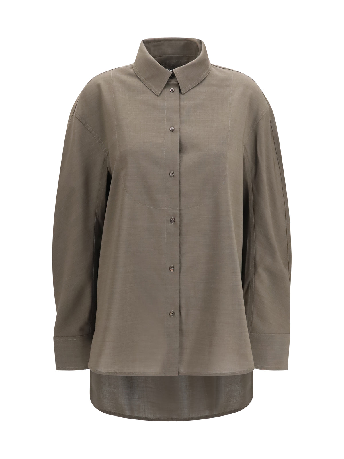 JACQUEMUS Jacquemus Women Citta Virgin Wool Shirt