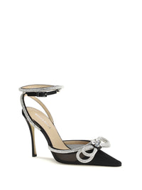MACH & MACH Mach & Mach Women Double Bow Satin Pumps