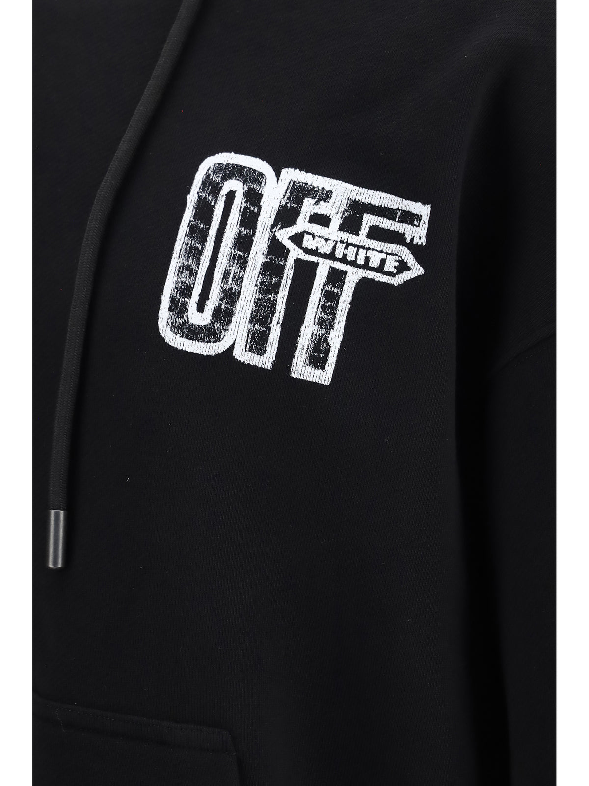 Off-White Men Motion Arrow Hoodie