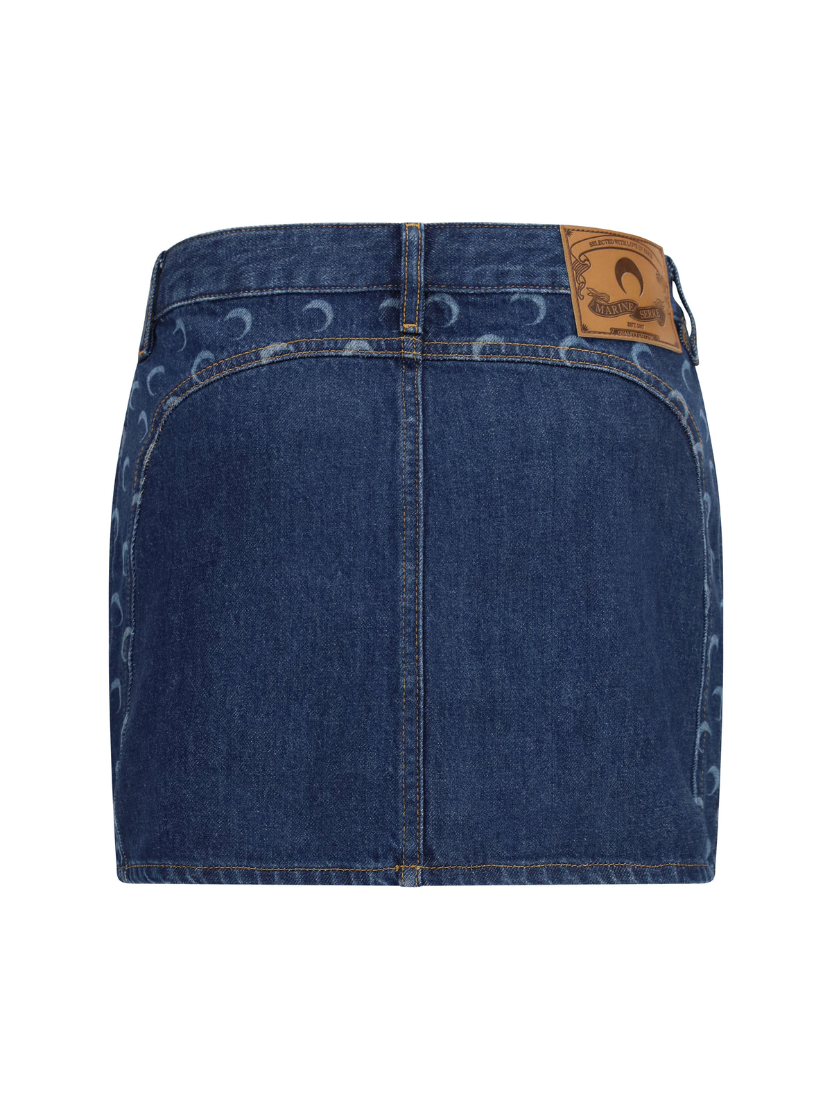 Marine Serre Women Zipped Mini Skirt