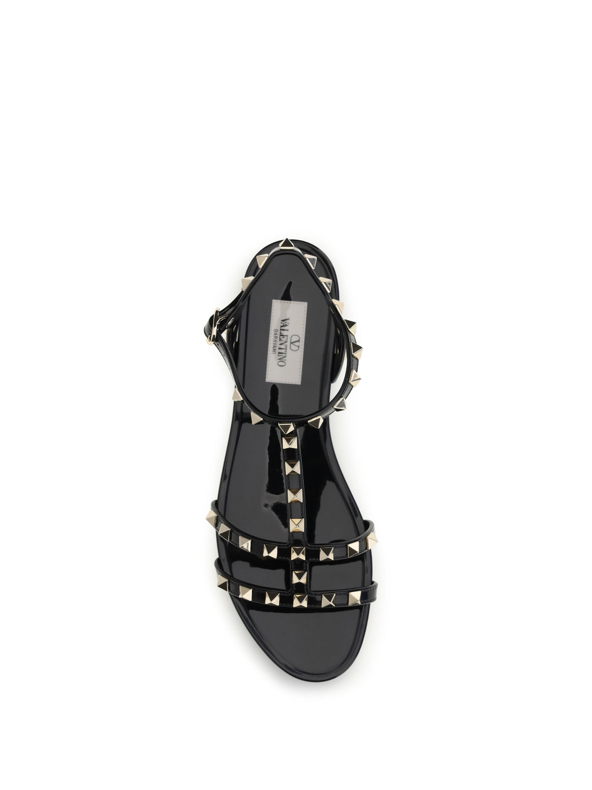 Valentino Garavani Women Rubber Rockstud Sandals