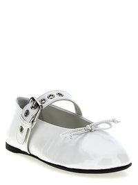 MIU MIU Miu Miu Women Buckle And Bow Ballet Flats
