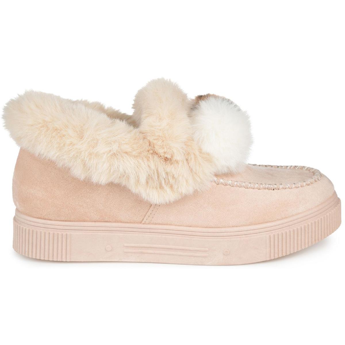 Sunset Womens Faux Fur Lined Comfort Moccasin Slippers