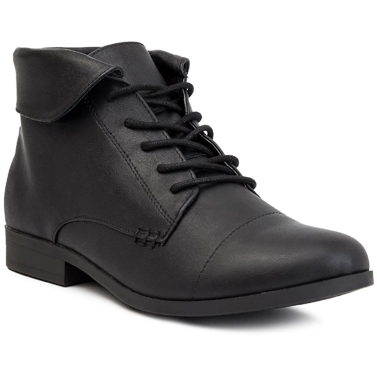 Clora Womens Padded Insole Ankle Combat & Lace-up Boots