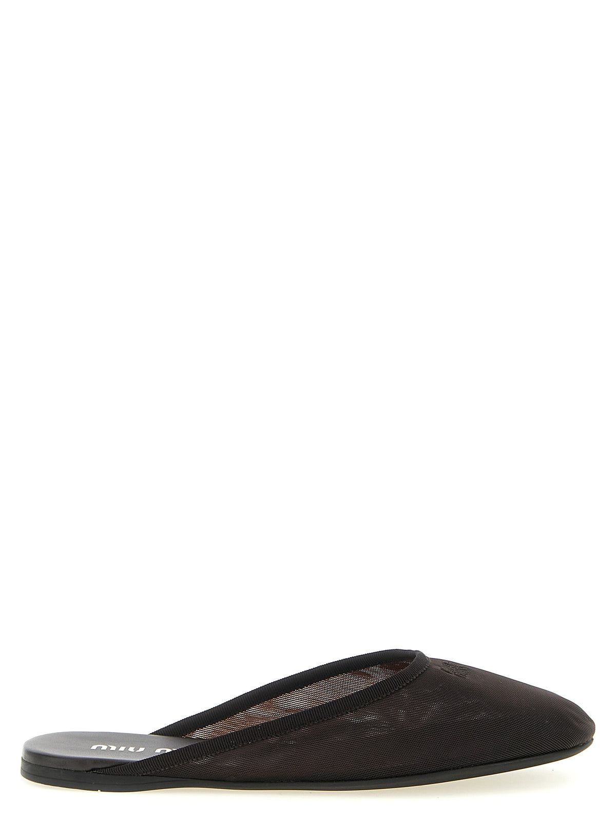 MIU MIU Miu Miu Women Mesh Fabric Slippers