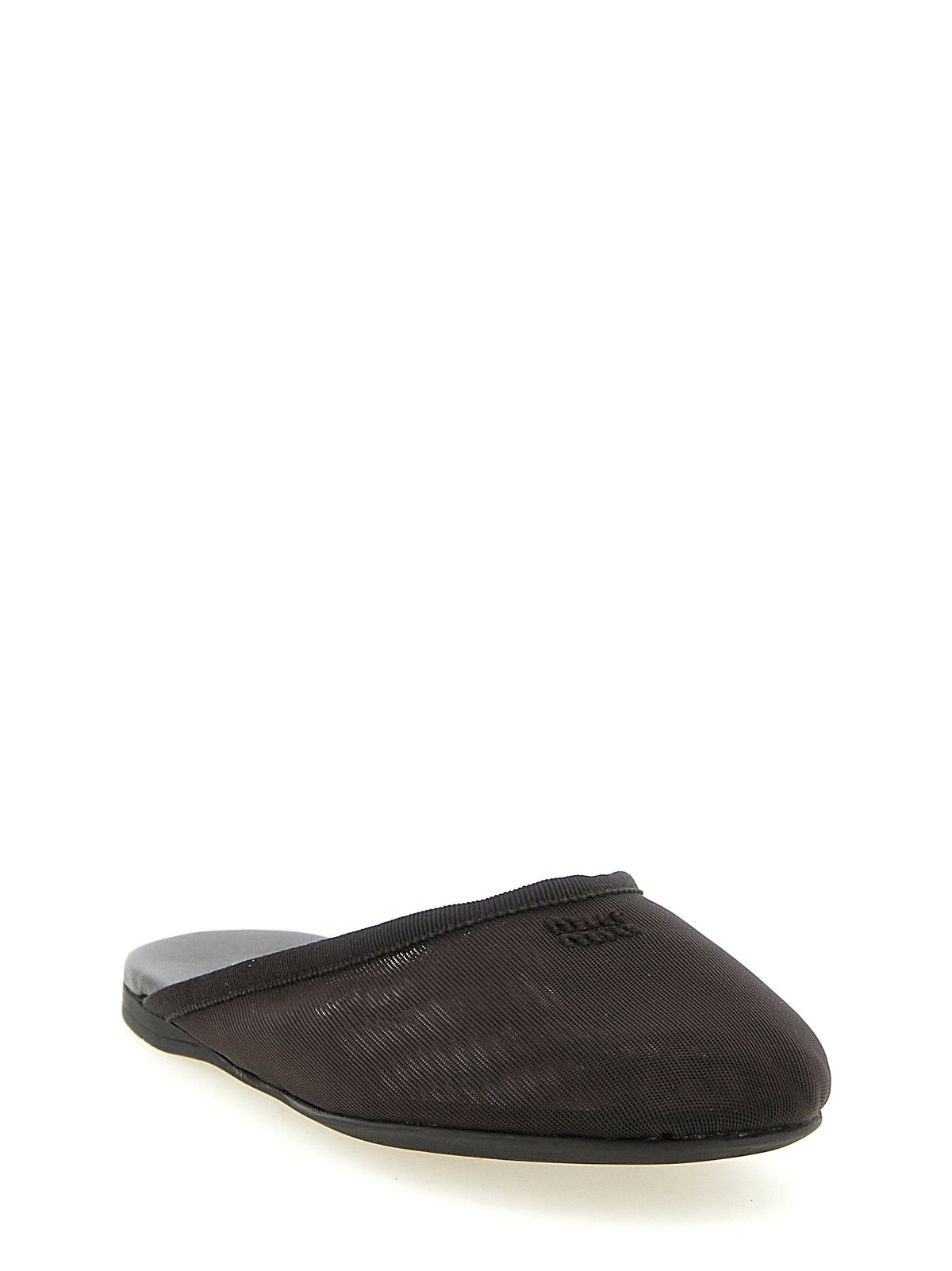 MIU MIU Miu Miu Women Mesh Fabric Slippers