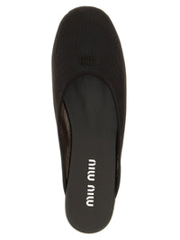 MIU MIU Miu Miu Women Mesh Fabric Slippers