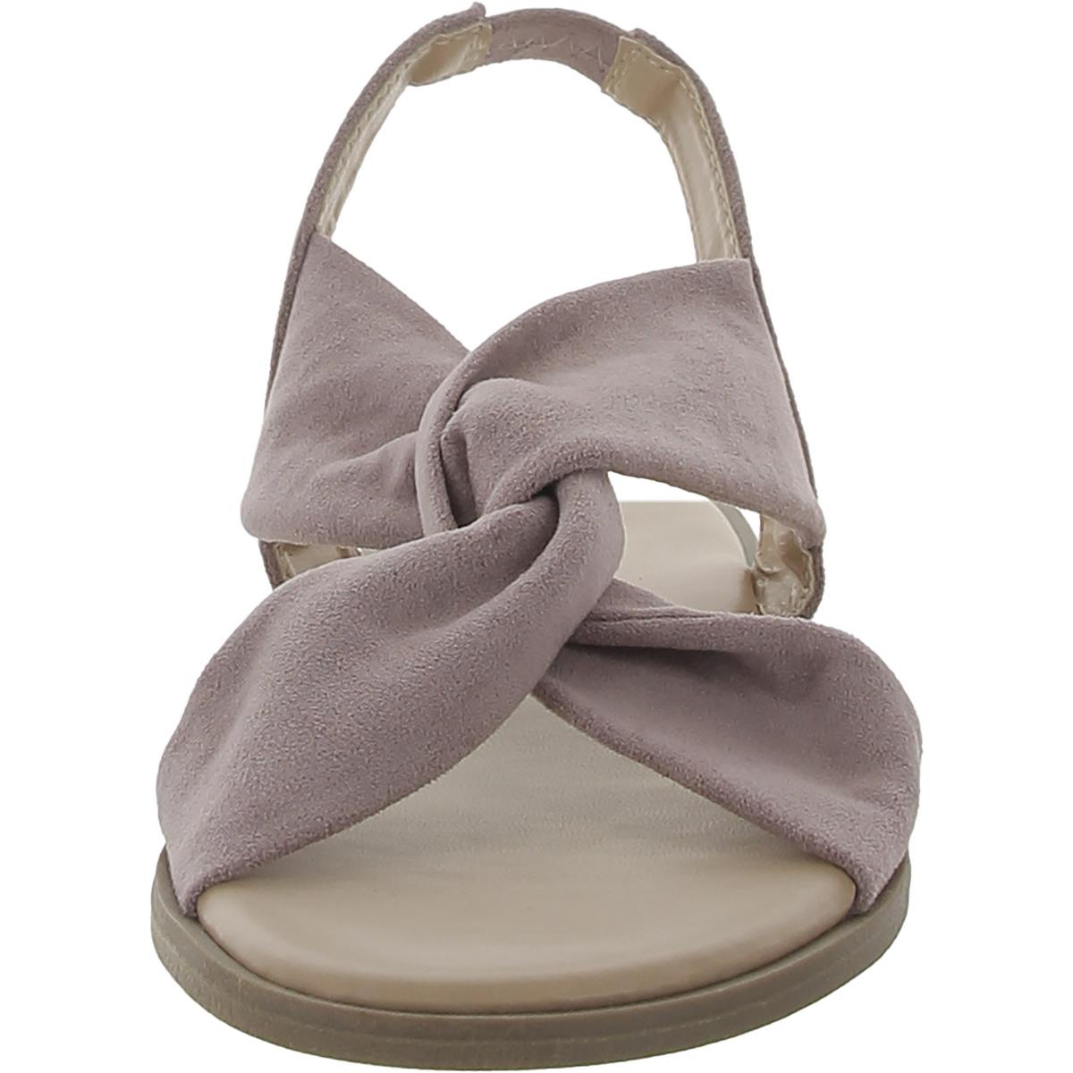 Deleece Womens Laceless Man Made Slingback Sandals