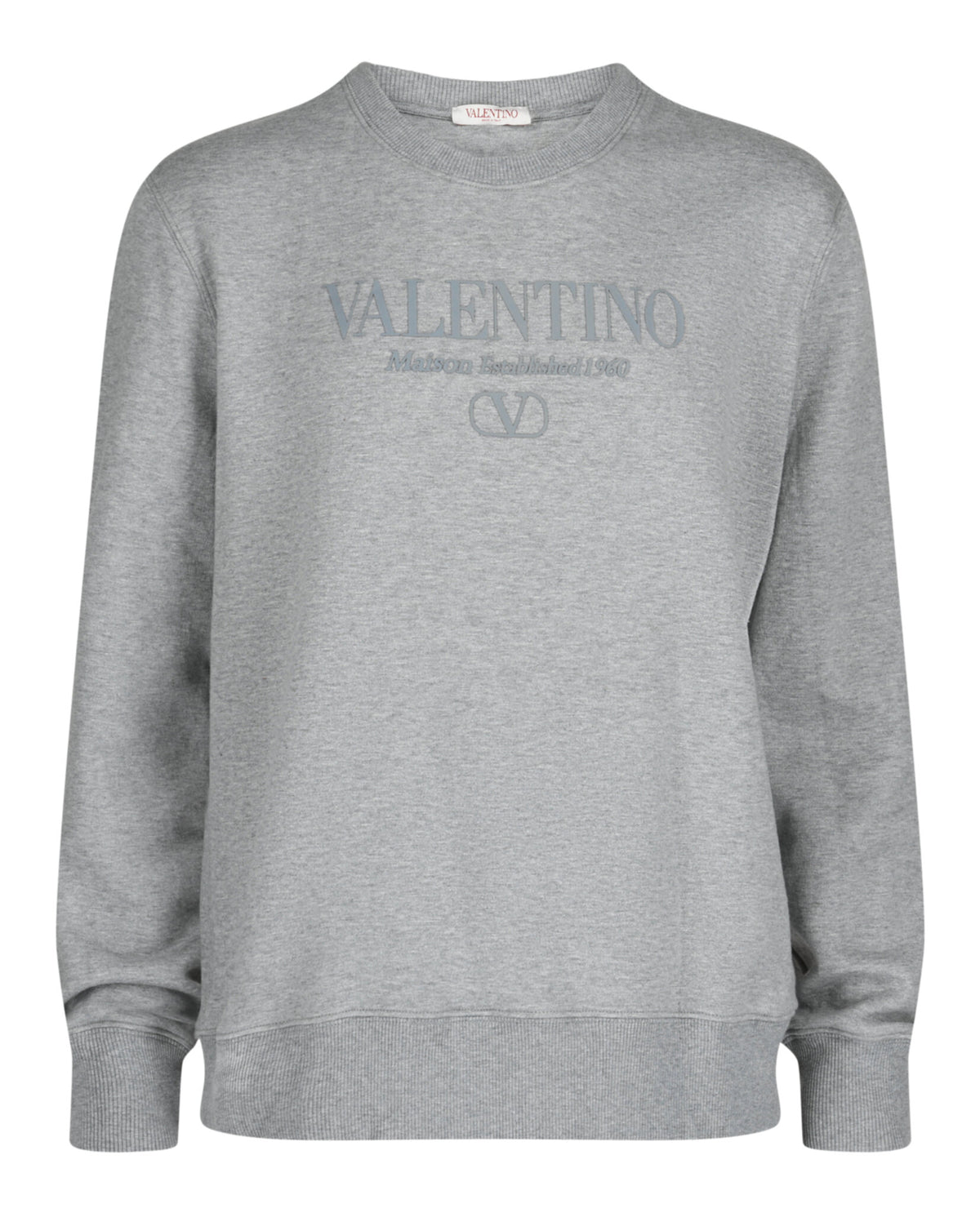 Valentino Valentino Mens Embroidered Logo Crewneck Sweatshirt
