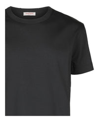 Valentino Valentino Mens Cotton T-Shirt With Maison  Tailoring Label