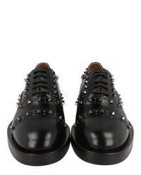 Valentino Valentino Womens Gentleglam Studded Wingtip Oxfords