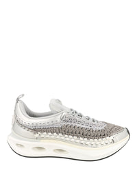 Valentino Valentino Womens VLogo Signature Crochet Low-Top Sneakers