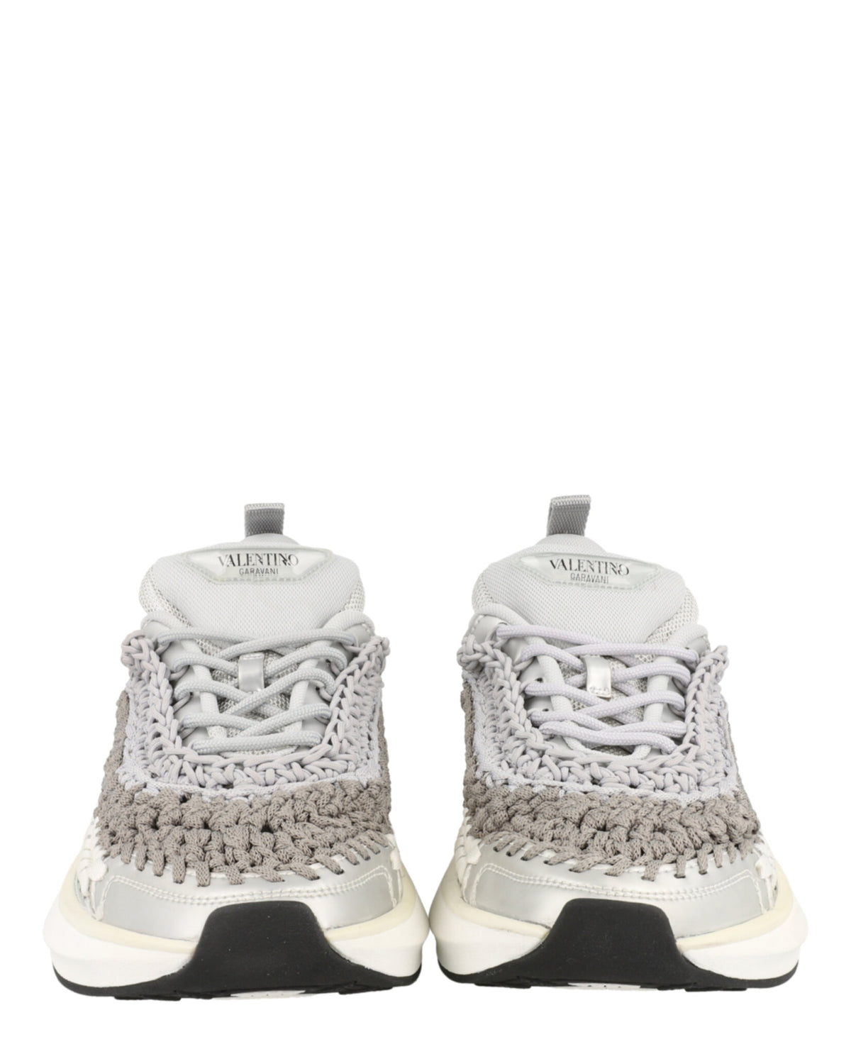 Valentino Valentino Womens VLogo Signature Crochet Low-Top Sneakers