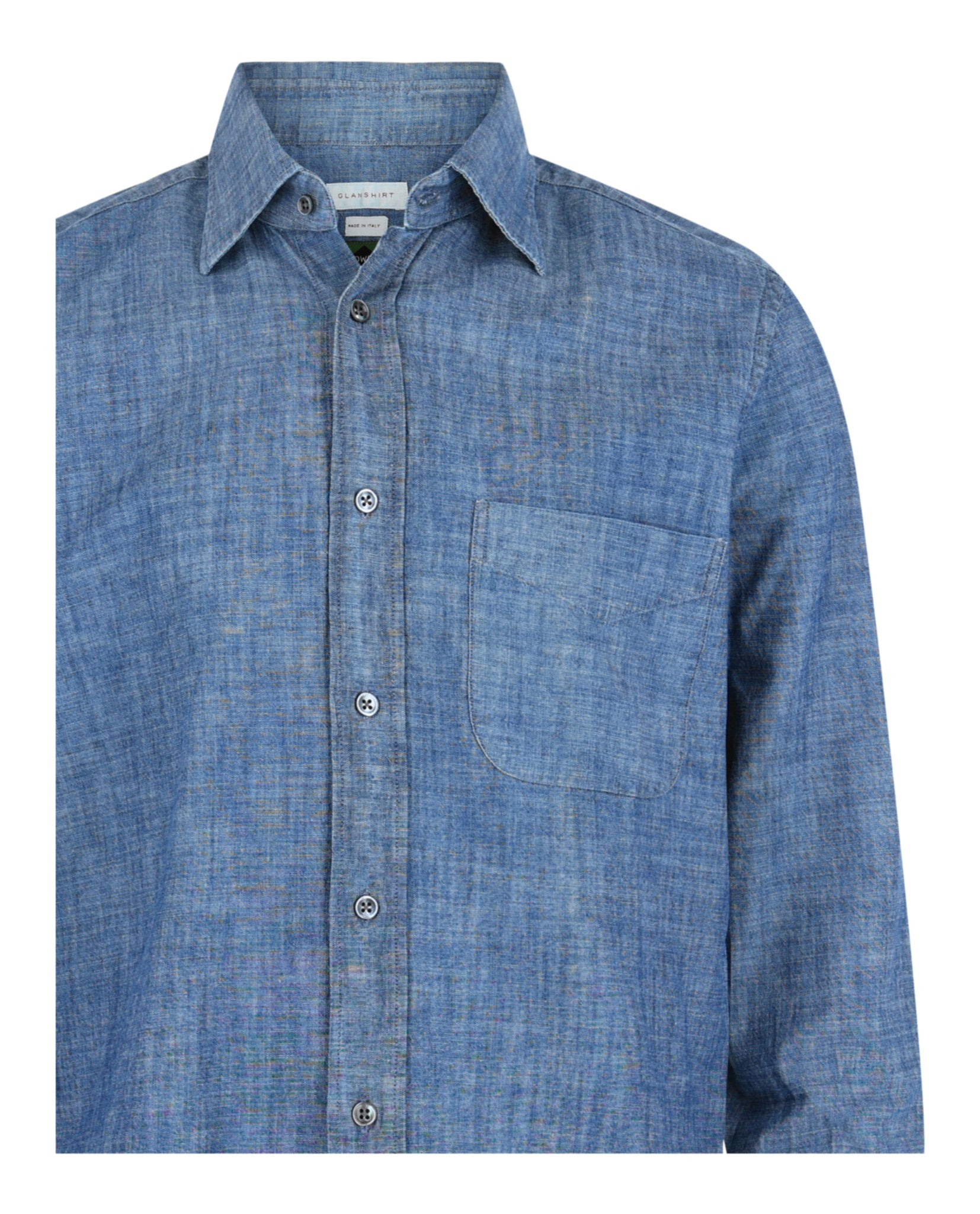 Slowear Mens Glanshirt Collared Button-up Shirt