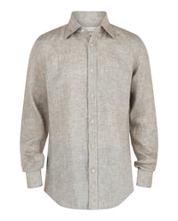 Slowear Mens Glanshirt Linen Dress Shirt
