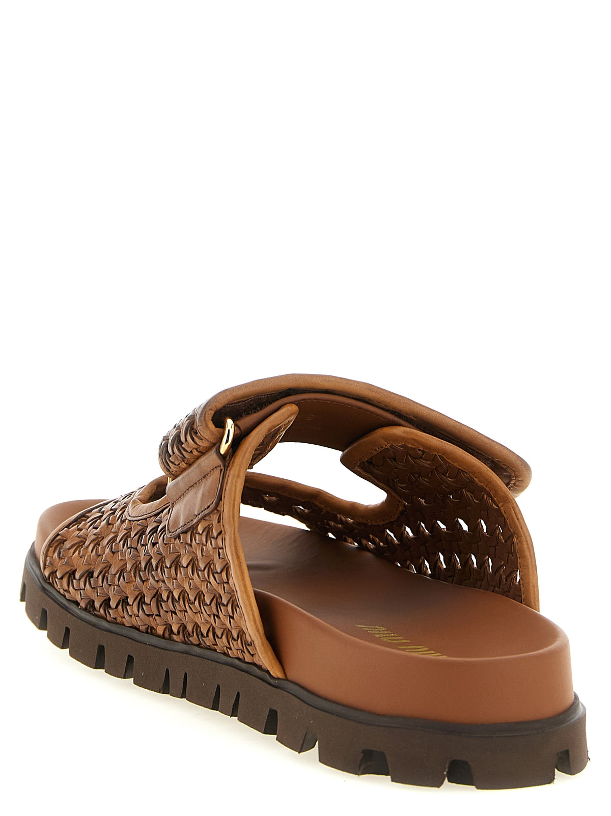 MIU MIU Miu Miu Women Braided Leather Sandals