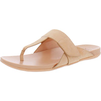 Genn-Twirl Womens Faux Leather Slide Sandals Soft Peach