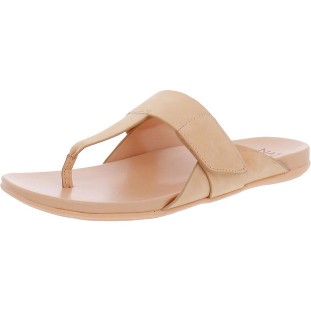 Genn-Twirl Womens Faux Leather Slip On Slide Sandals