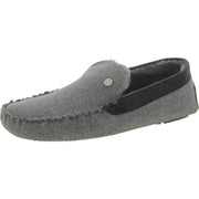 P-Fire Mens Faux Fur Lined Slip-On Moccasin Slippers