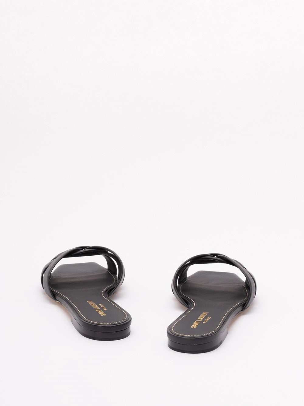 Saint Laurent Women Tribute Sandals In Smooth Leather