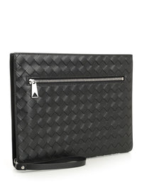 Bottega Veneta Bottega Veneta Men Woven Document Holder With Strap