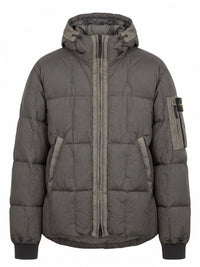 Stone Island Men Garment Dyed Crinkle Reps Ny Jacket