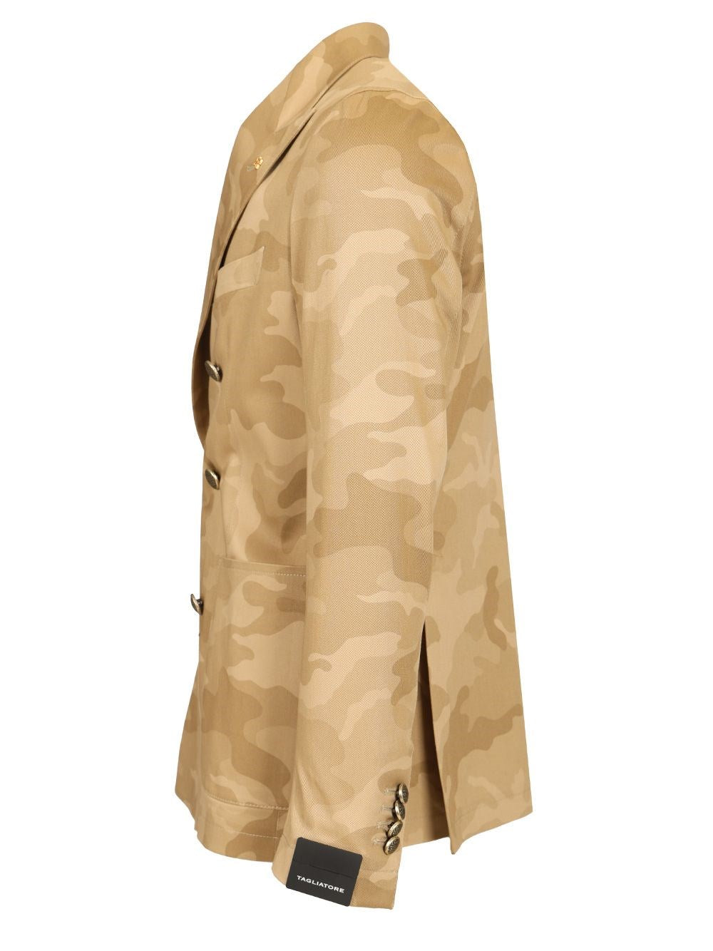 Tagliatore Men Camouflage Jacket