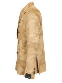 Tagliatore Men Camouflage Jacket