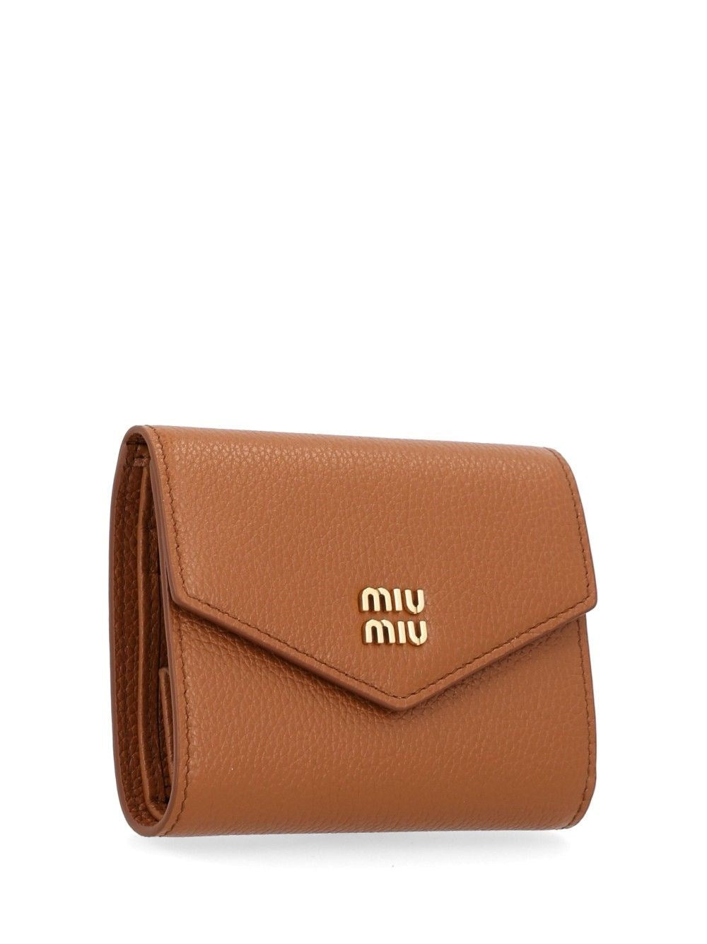 Miu Miu Miu Miu Women Compact Leather Wallet
