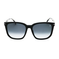David Beckham Sunglasses Square Full Rim, Black Frame and Dark Grey Gradient Lens DB1071/F/S08079O