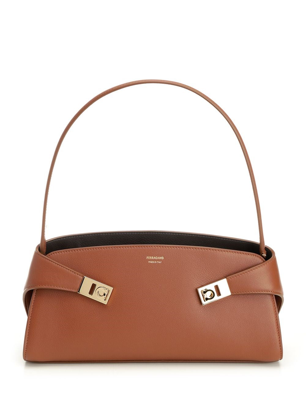 Ferragamo Women Hug Leather Shoulder Bag