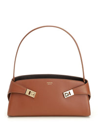 Ferragamo Women Hug Leather Shoulder Bag
