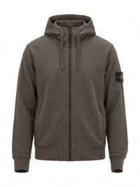 Stone Island Men Organic Cotton Fleece Hoodie Sweatshirt