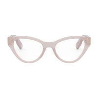 Dior Dior Eyeglasses Cat Eye Full Rim, Shiny Blue Frame and Clear Demo Lens Lens LADY95.22OB1I3000