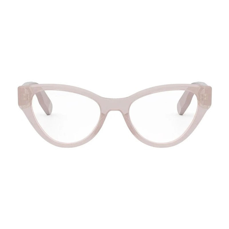 Dior Dior Eyeglasses Cat Eye Full Rim, Shiny Blue Frame and Clear Demo Lens Lens LADY95.22OB1I3000